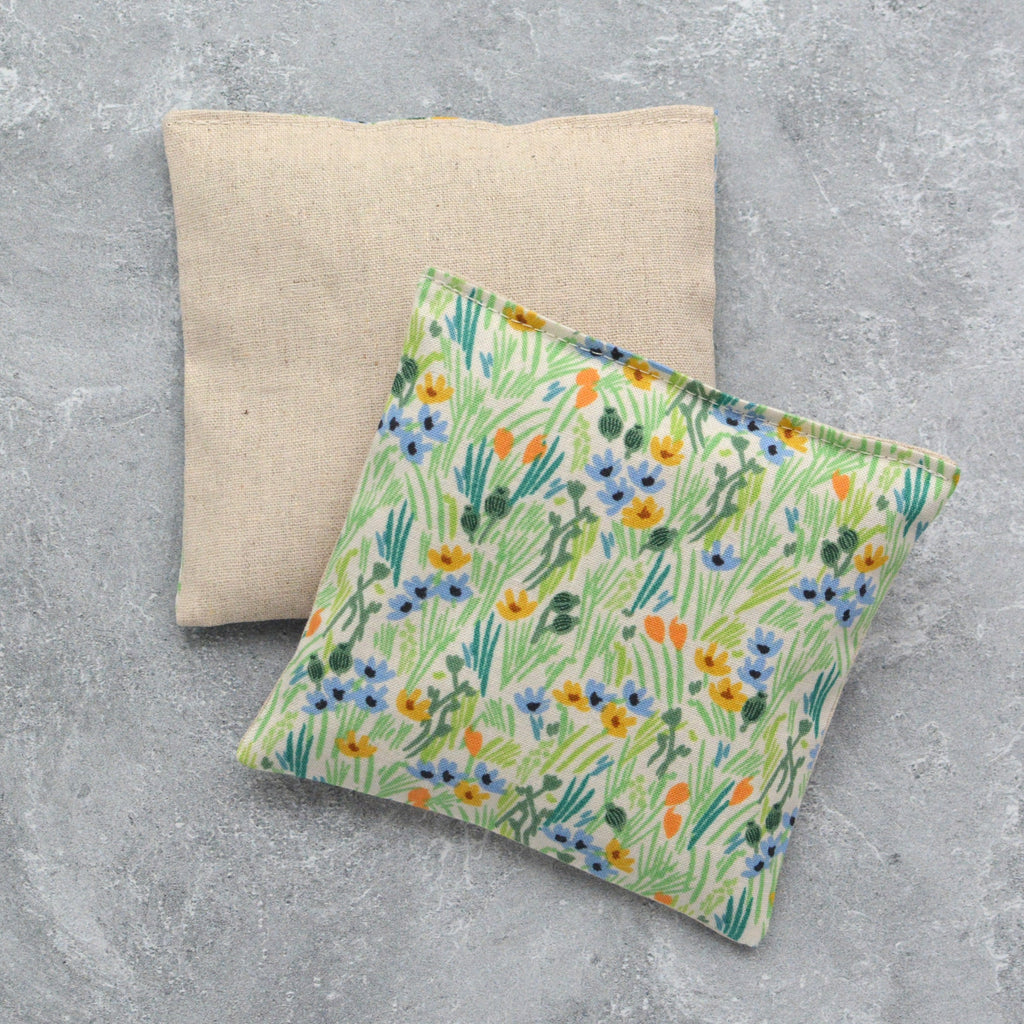 Spring Grass Green Floral Lavender Sachet Bundle