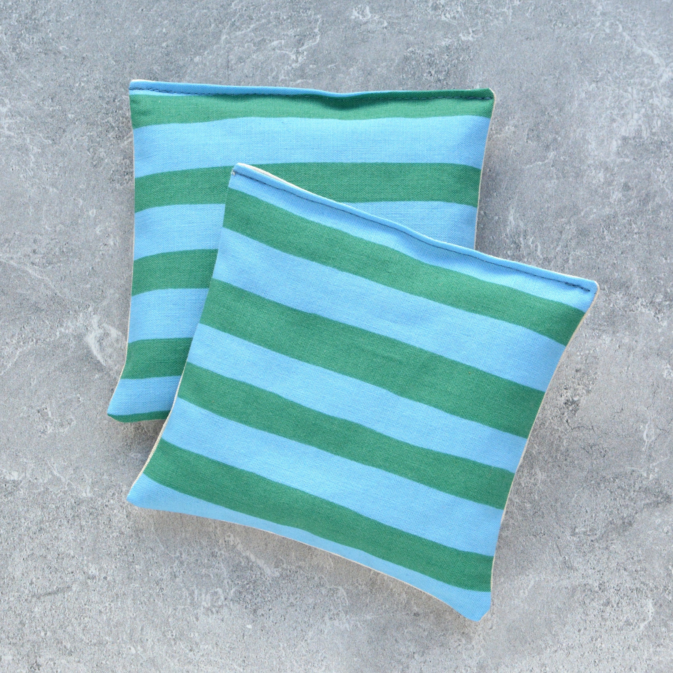 Cabana Stripe Green and Blue Lavender Sachet Bundle Resort