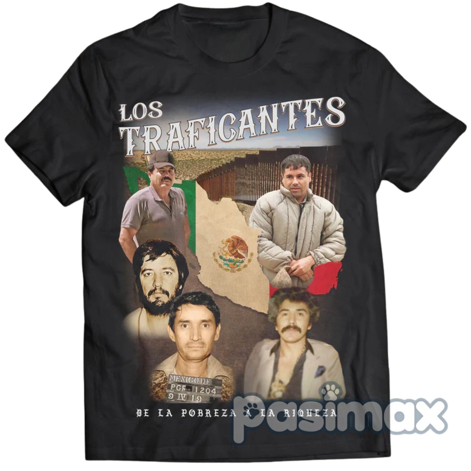 "Los Traficantes" T-Shirt - Edgy Humor Graphic Tee, Bold Statement Apparel
