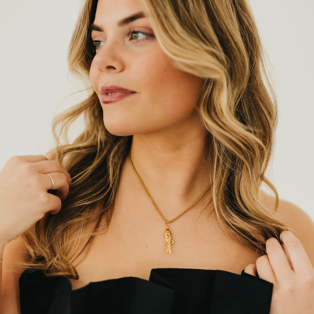 Lucky Fish Necklace - WATERPROOF