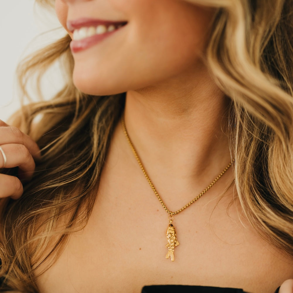 Lucky Fish Necklace - WATERPROOF