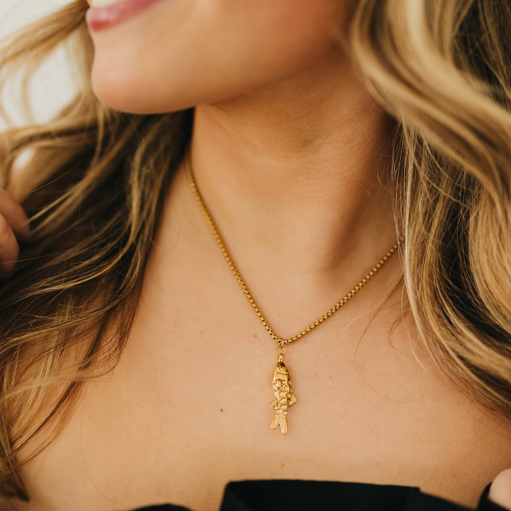 Lucky Fish Necklace - WATERPROOF