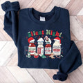 Medical Staff Holiday Hustle Sweatshirt – Funny "Silent Night" Irony Crewneck