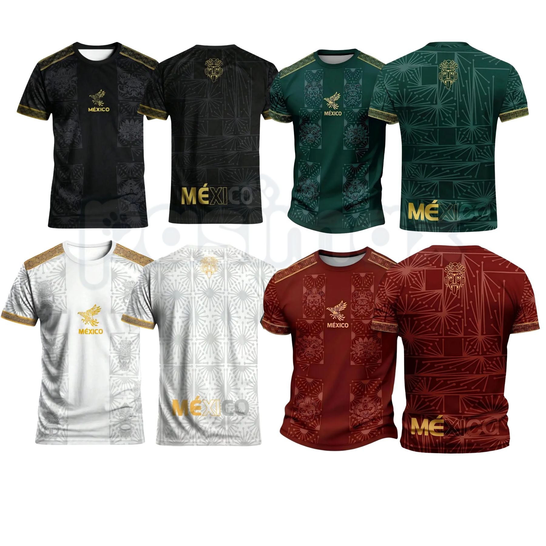 Mexican Aztec Totem Print Loose T-Shirt – Ancient Cultural Graphic Tee, Relaxed Fit Streetwear