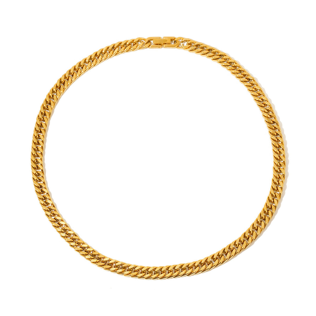 Carson Cuban Chain Necklace - WATERPROOF