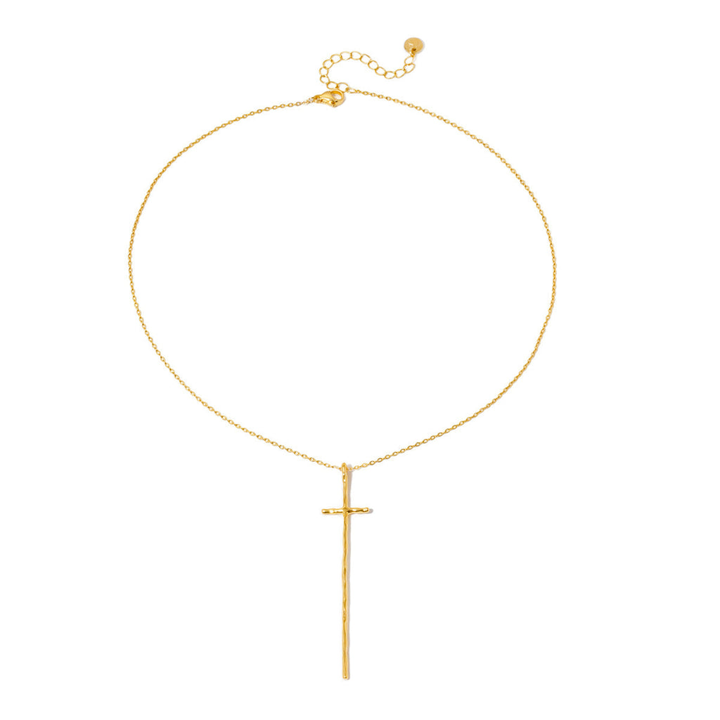 Modern Cross Necklace - WATERPROOF
