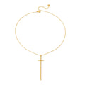 Modern Cross Necklace - WATERPROOF
