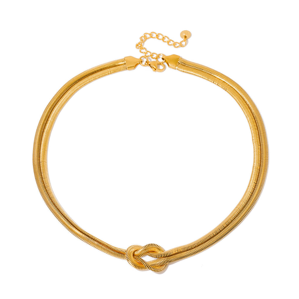 Talia Tied Necklace - WATERPROOF