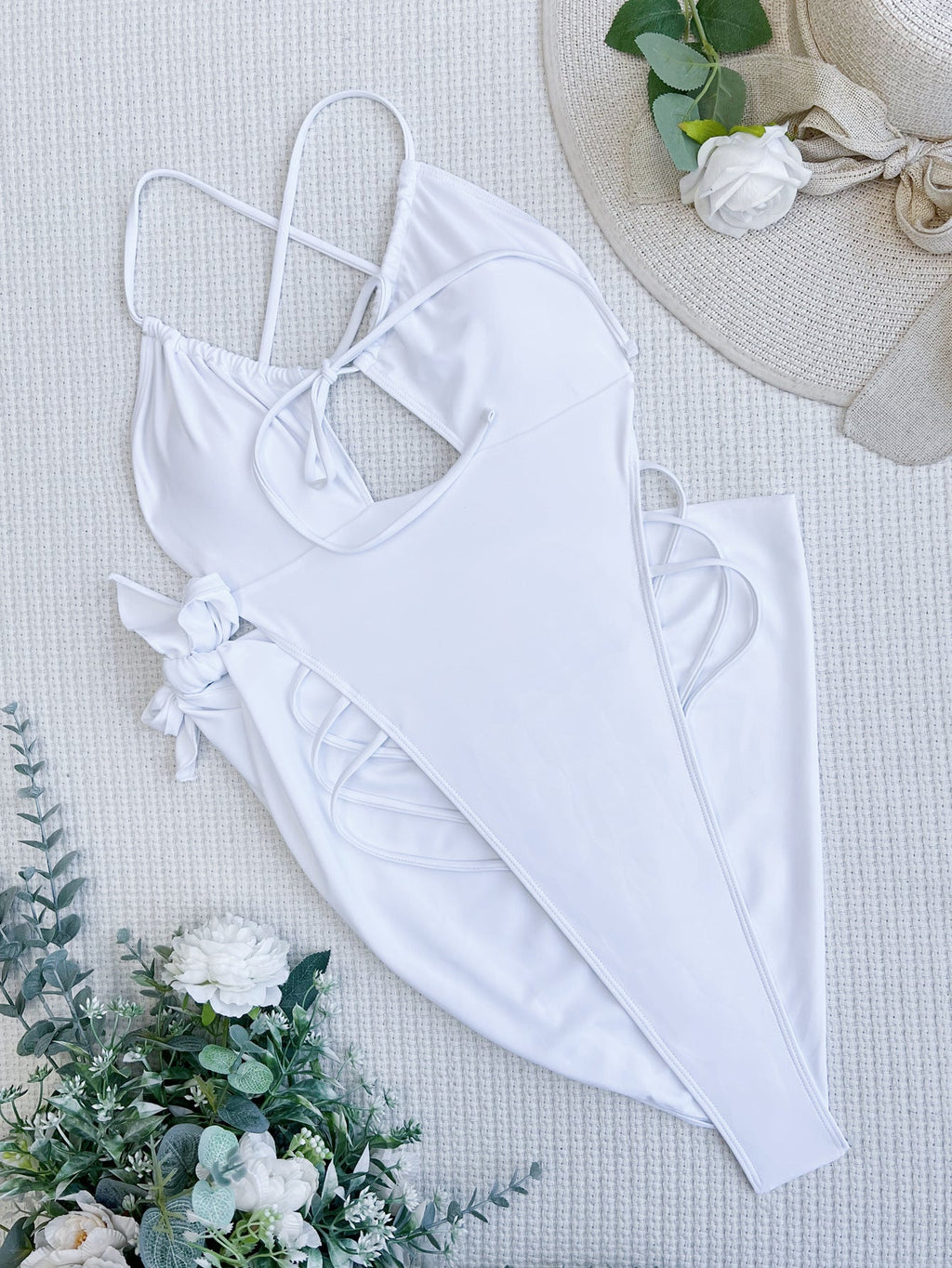 With Sarong Backless Extreme Mini Micro G String Female Swimwear One Piece Swimsuit Women High Cut Monokini Bathing Suit Swim