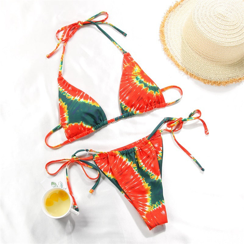 2025 Polka Dot Mini Micro String Bikini Women Swimsuit Female Bikinis Brazilian Swimwear Two Pieces Bikini Set Bathing Suit Swim