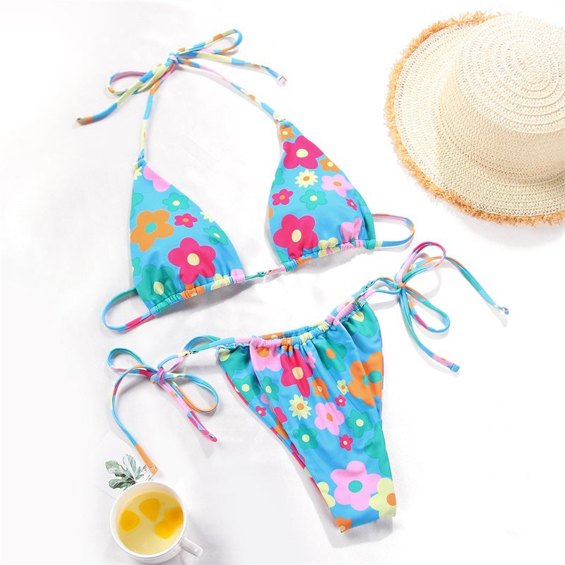 2025 Polka Dot Mini Micro String Bikini Women Swimsuit Female Bikinis Brazilian Swimwear Two Pieces Bikini Set Bathing Suit Swim