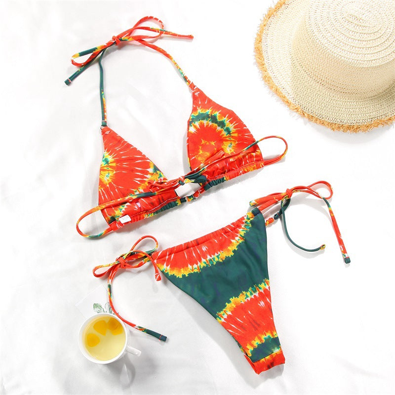 2025 Polka Dot Mini Micro String Bikini Women Swimsuit Female Bikinis Brazilian Swimwear Two Pieces Bikini Set Bathing Suit Swim