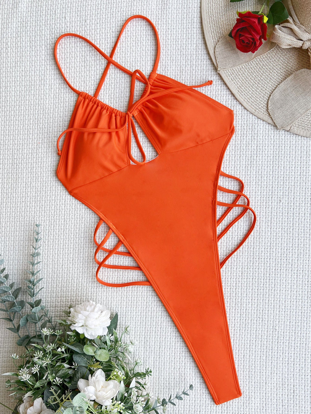 With Sarong Backless Extreme Mini Micro G String Female Swimwear One Piece Swimsuit Women High Cut Monokini Bathing Suit Swim