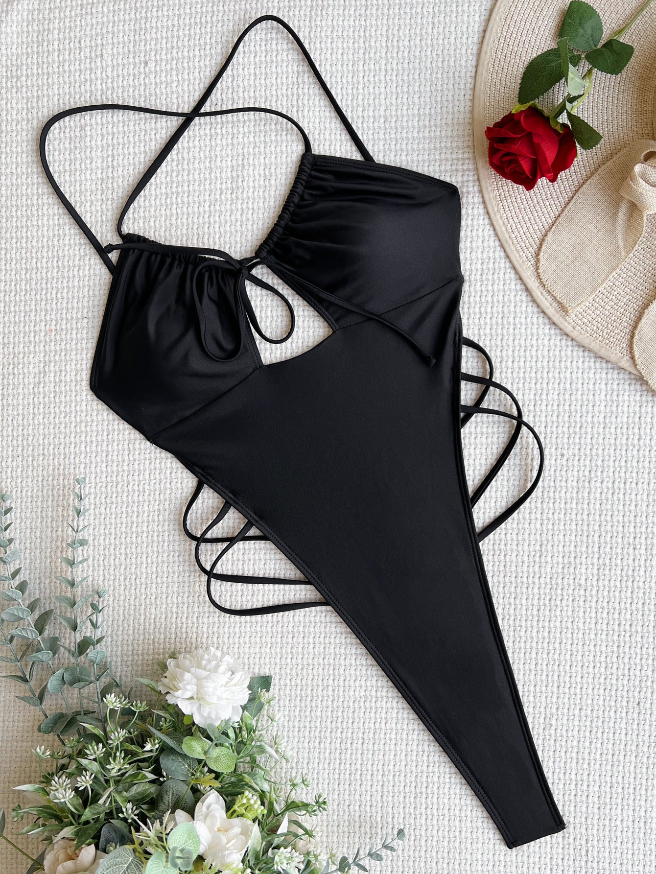 With Sarong Backless Extreme Mini Micro G String Female Swimwear One Piece Swimsuit Women High Cut Monokini Bathing Suit Swim