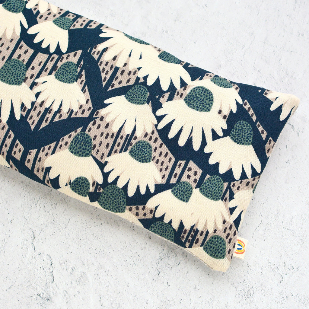 Oversized Eye Pillow in Coneflower - Fern