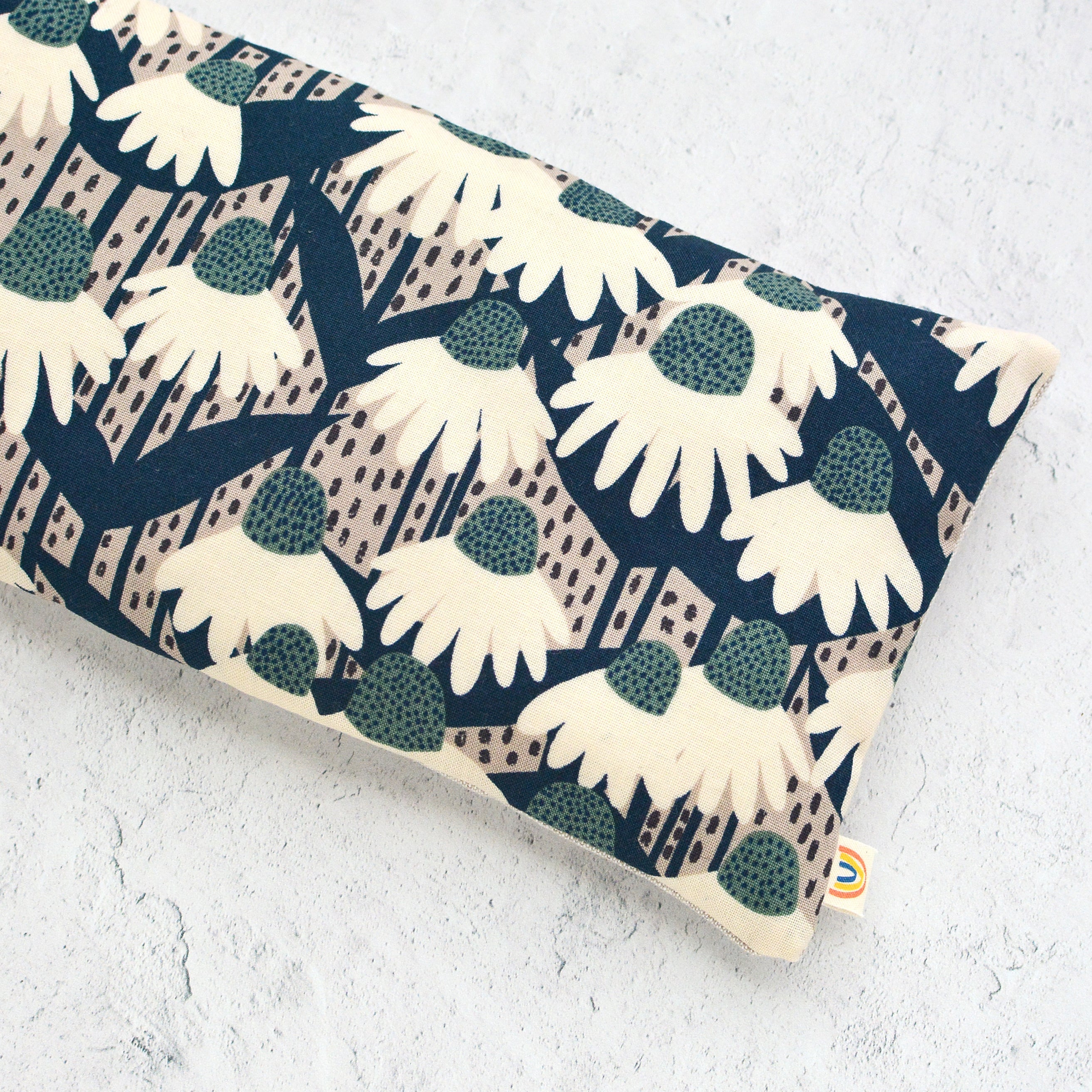 Oversized Eye Pillow in Coneflower - Fern