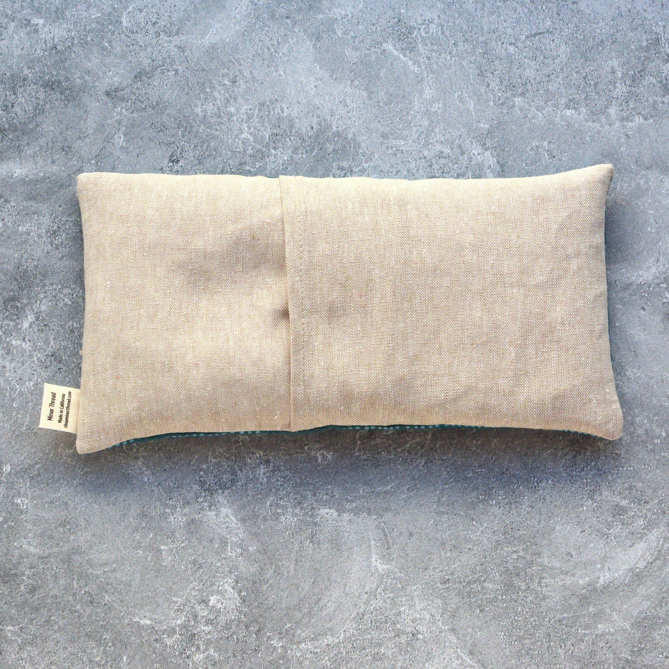 Moonscape Dots in Teal Hot Cold Pack Weighted Eye Pillow