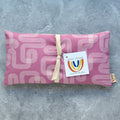 Linear Curve in Purple Weighted Eye Pillow