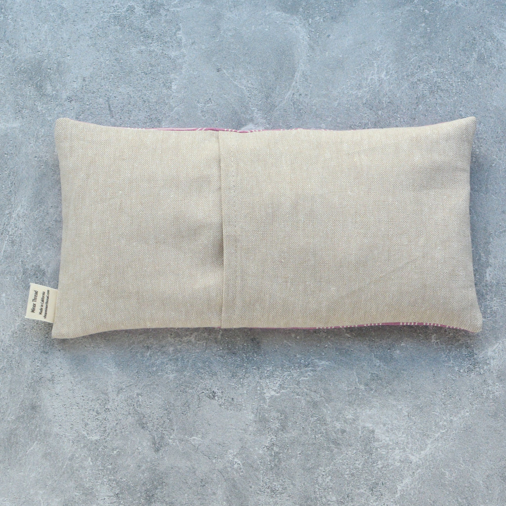 Linear Curve in Purple Weighted Eye Pillow
