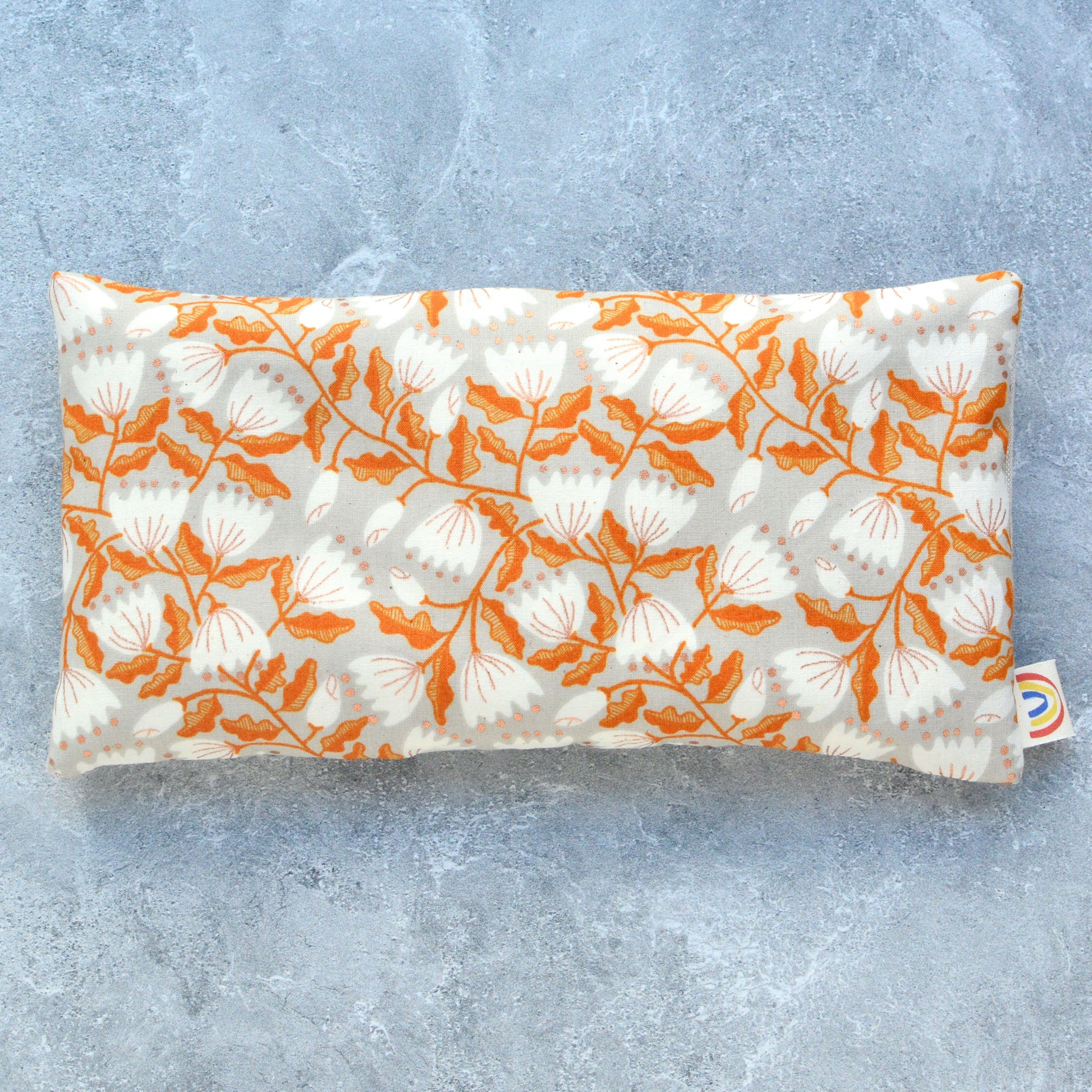 Copper Floral Vine Botanical Weighted Eye Pillow
