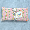 Daisy Chains in Pink Cotton Weighted Eye Pillow