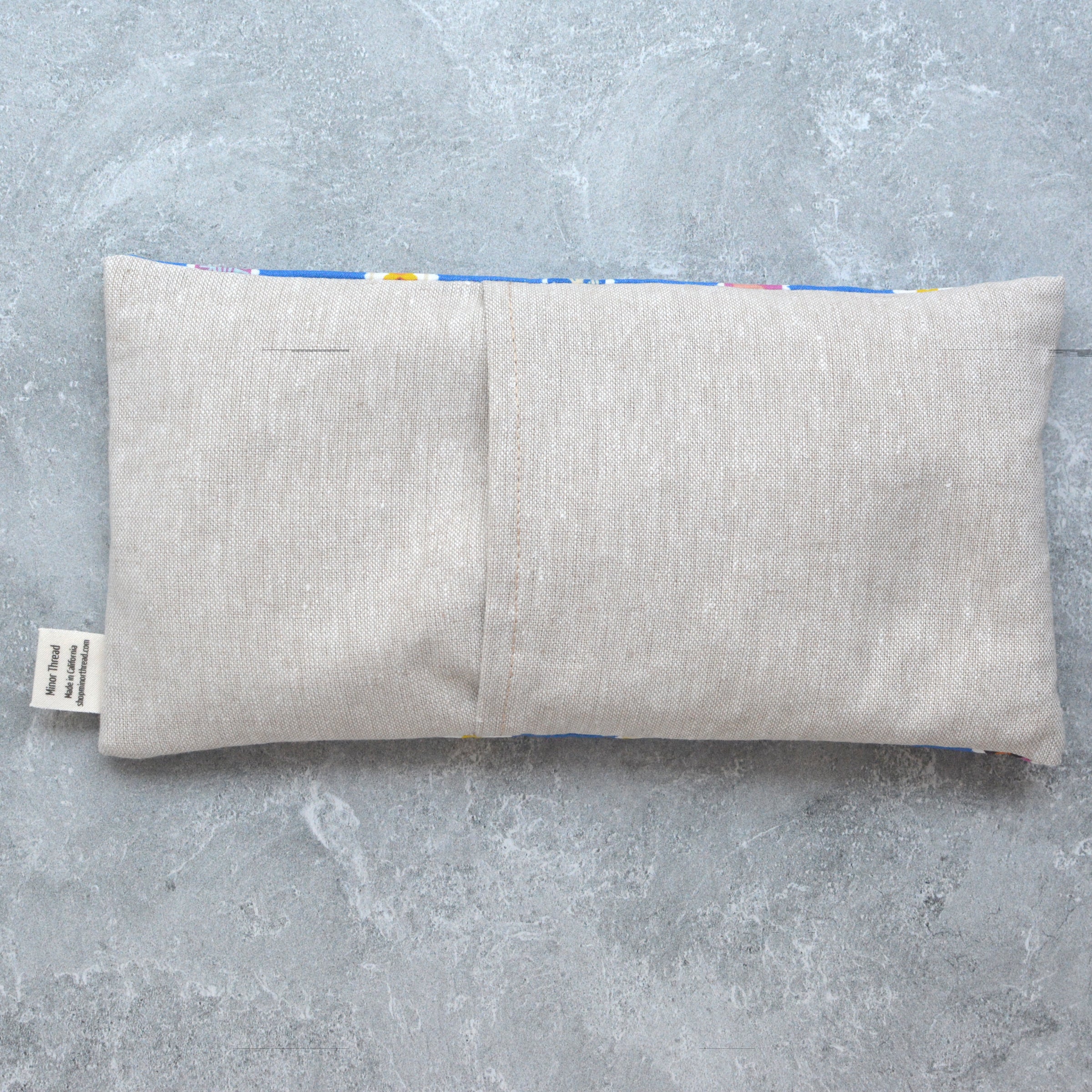 Stamp Icons in Royal Blue Weighted Eye Pillow