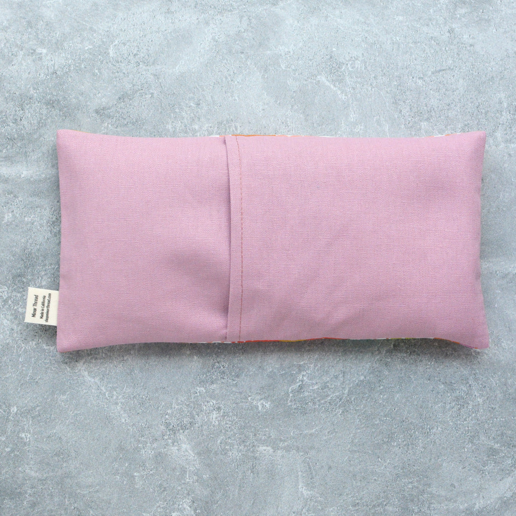 Hexagon Garden Verdant Cotton Weighted Eye Pillow