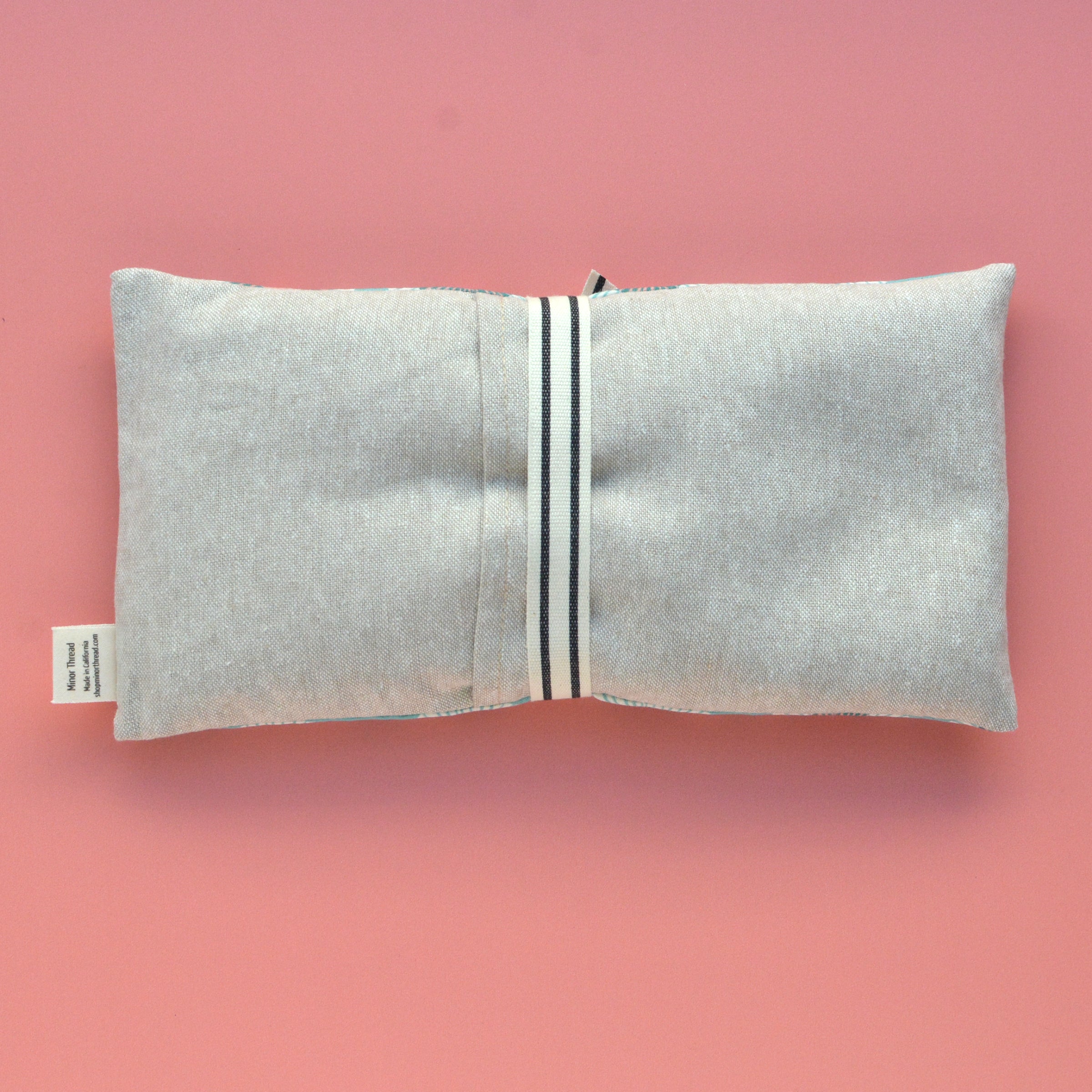 Seaside Daisy in Soft Teal Weighted Eye Pillow