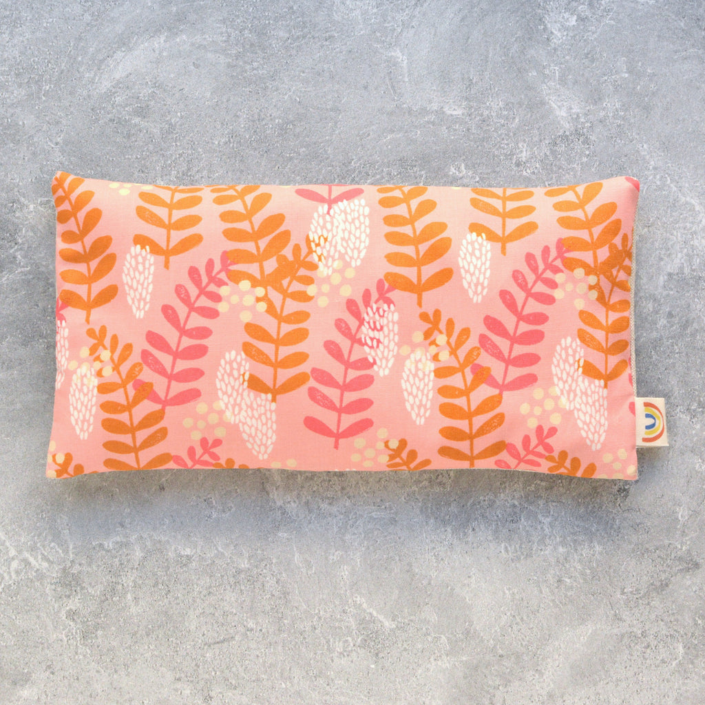 Fern Dell in Bashful Pink Weighted Eye Pillow