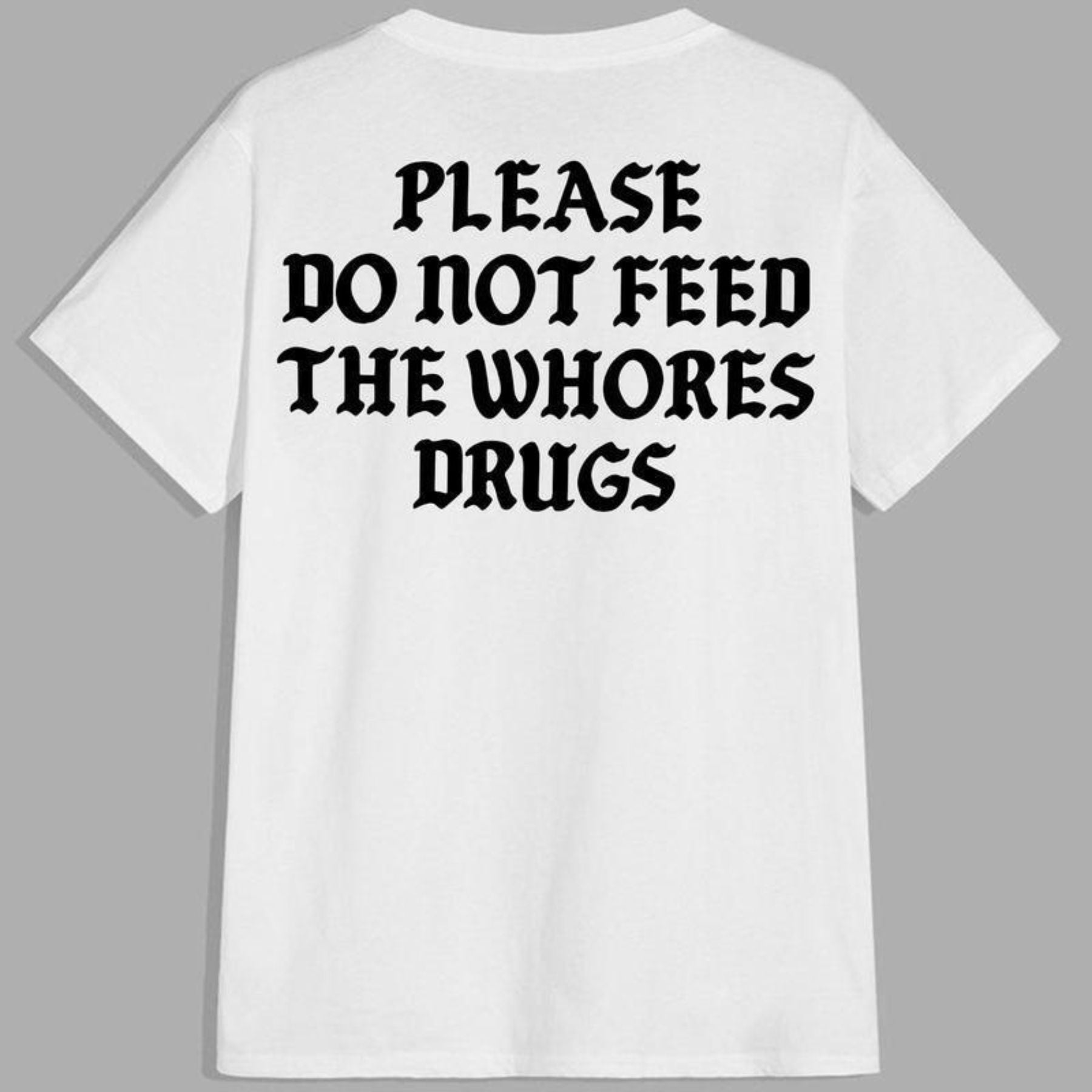 "Please Do Not Feed" Funny Graphic Tee - Sarcastic "The Animals" Shirt, Zoo Humor Apparel