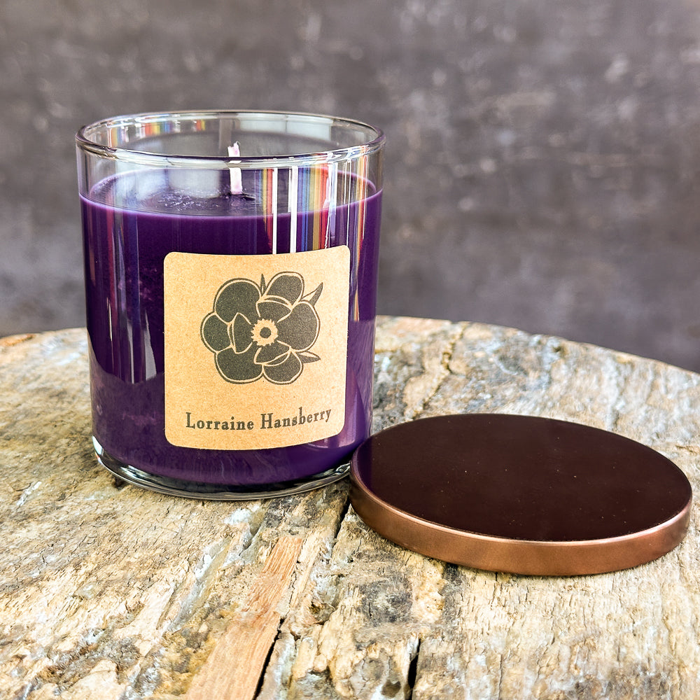 Pride24 Lorrain Hansberry 10oz Soy Candle