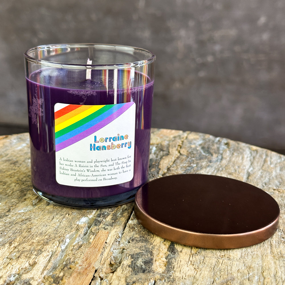 Pride24 Lorrain Hansberry 10oz Soy Candle