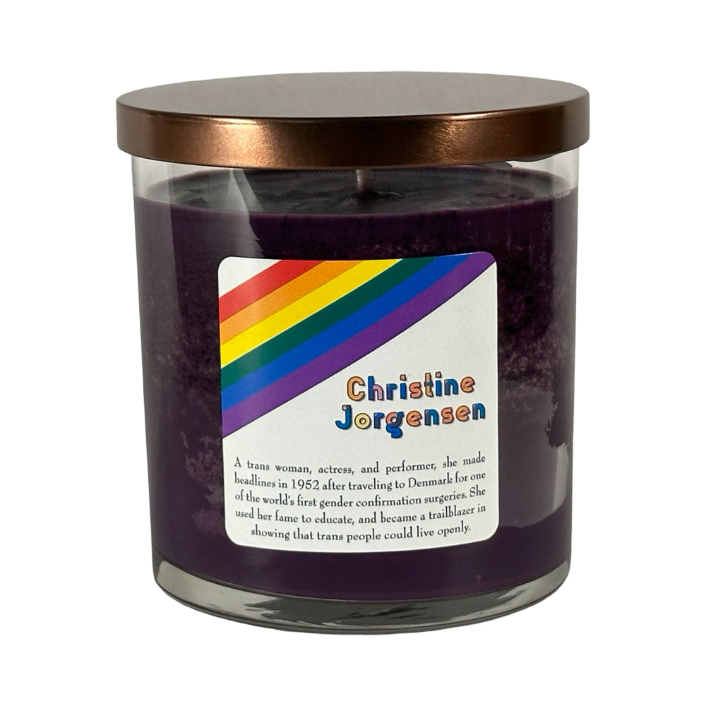 Pride25 Christine Jorgensen 10oz Soy Candle