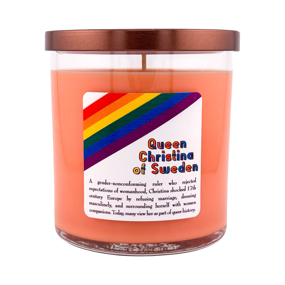 Pride26 Queen Christina of Sweden 10oz Soy Candle