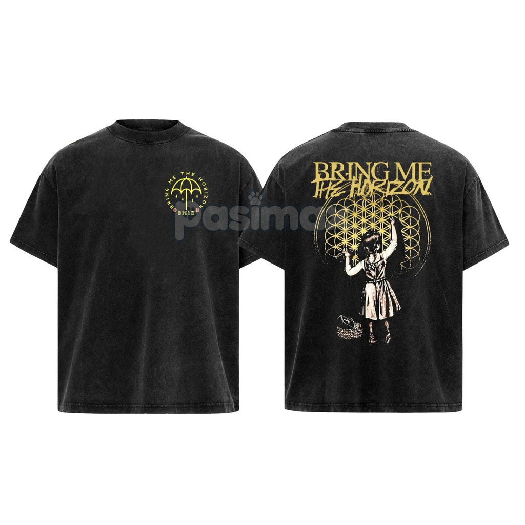 Retro BMTH Sempiternal T-Shirt – Bring Me The Horizon Band Tee, Vintage Washed Graphic Shirt