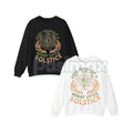Rustic Yule Winter Solstice Sweatshirt | Folklore Nature Pine Tree Jumper | Deep Winter Cozy Seasonal Crewneck