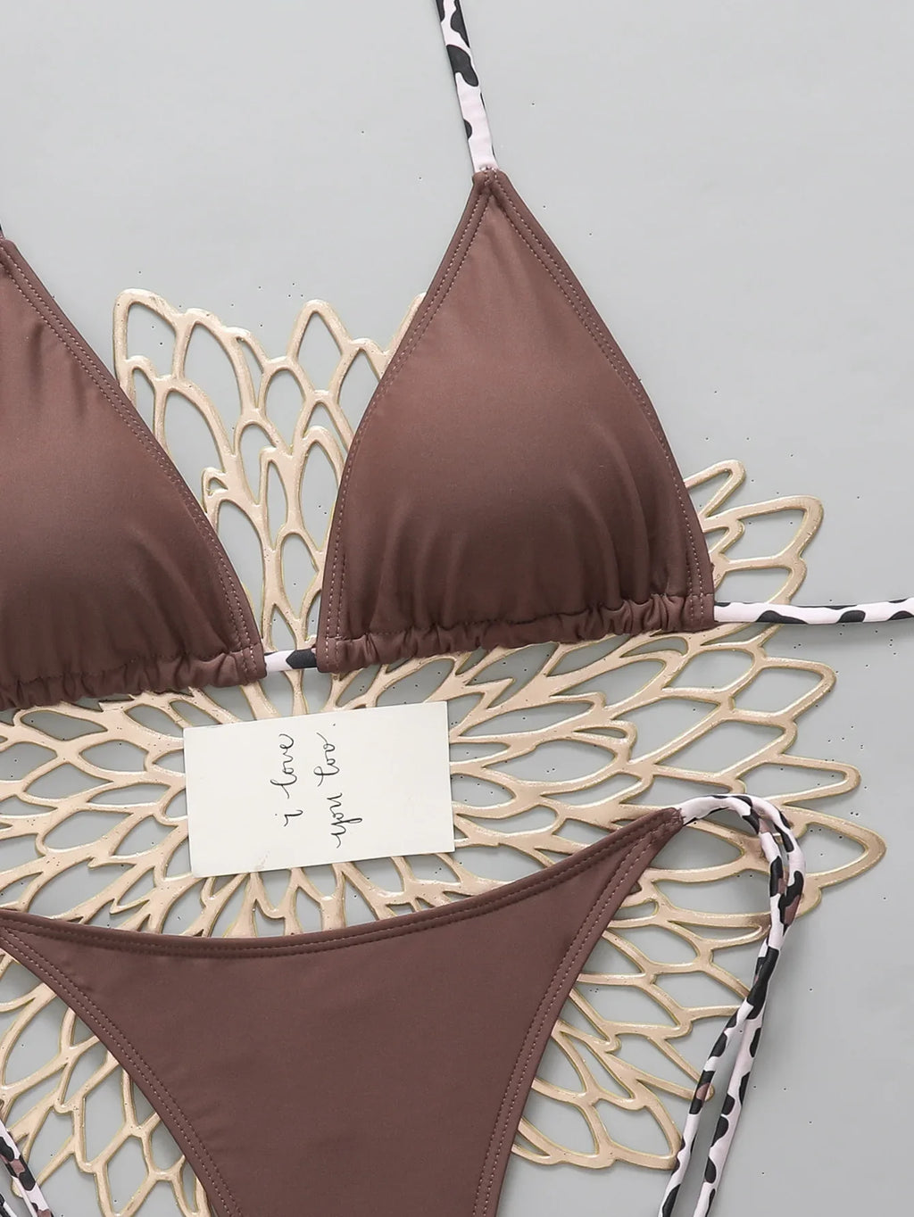 Halter Triangle String Bikinis 2026 Women Sexy Swimsuit Solid Brazilian Swimwear Female Bathers Bathing Swimming Swim Suit