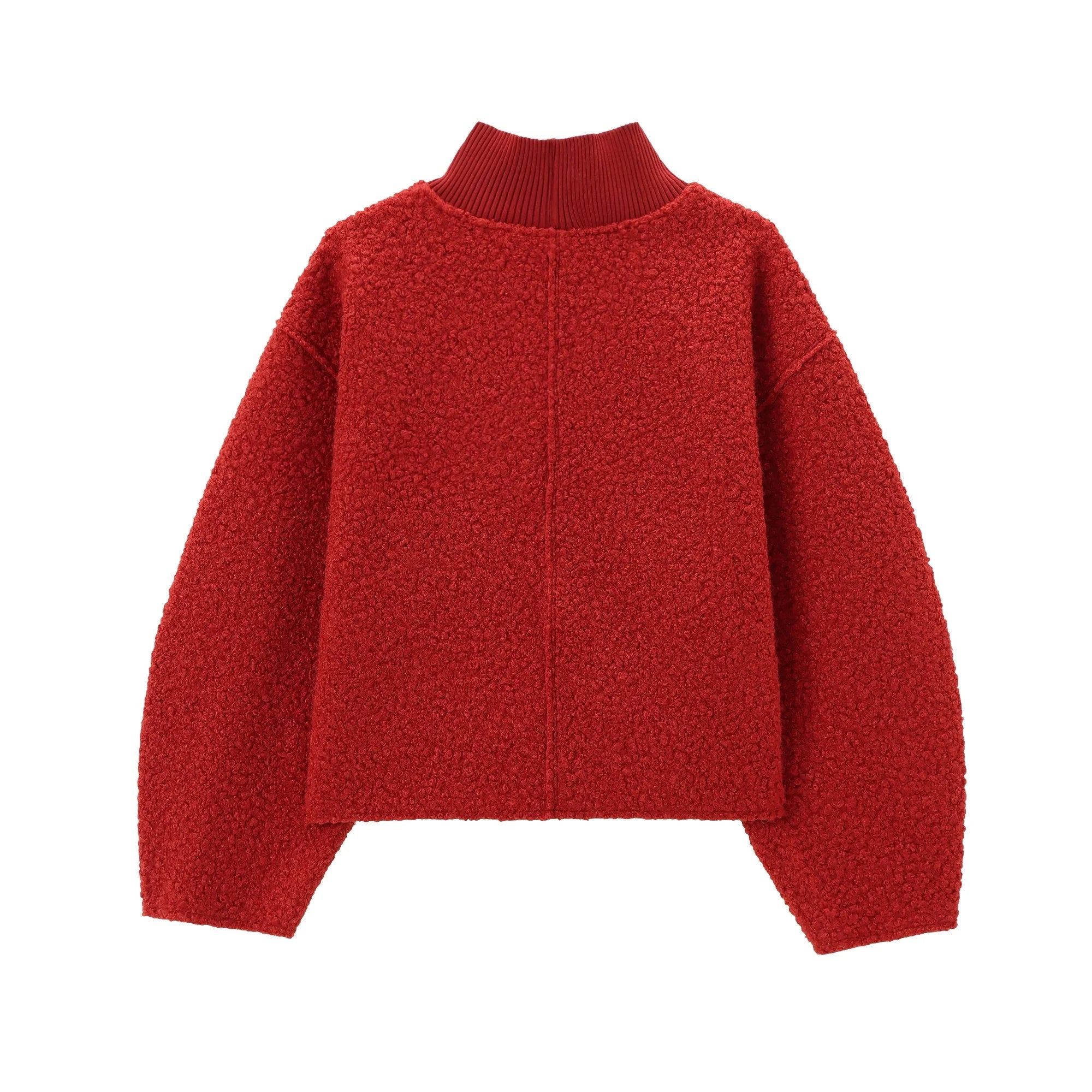 Foridol Turtleneck Fluffy Hoodie for Women Autumn Casual Loose Pullovers Female Basic Fashion Winter Women's Sweatshirts