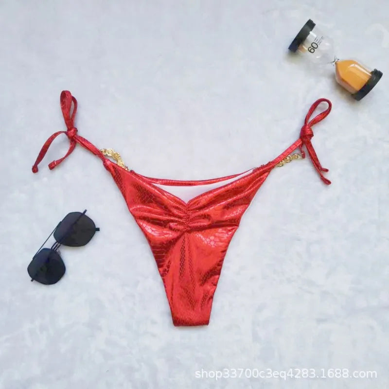 Micro Bikinis New Sexy Women Swimsuit Female Push Up Swimwear Solid Geen Bikini Set Bandeau Biquini Bathing Suit Beachwear