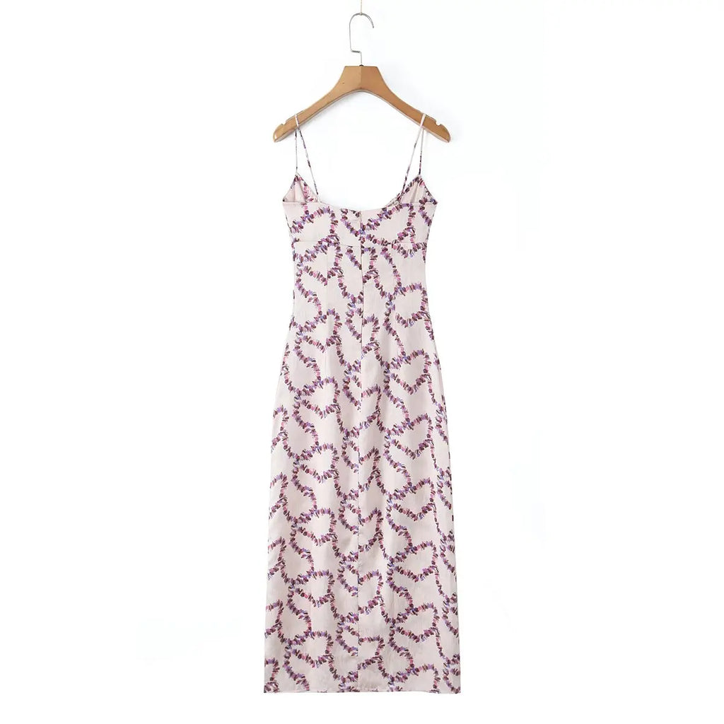 Foridol Floral Printed Boho Summer Long Dress Women Bowknot Strapless Midi Beach Vestidos 2025 Elegant Straight Sleeveless Dress