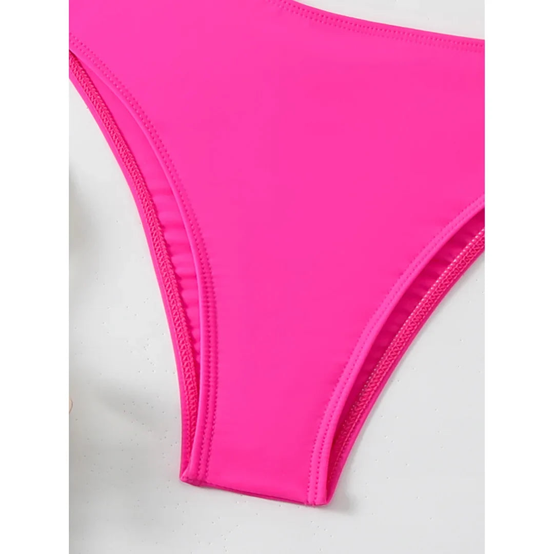 2026 Sexy Halter Asymmetric One Shoulder One Piece Swimsuit Women Swimwear Female Bather Bathing Suit Swim Lady Monokini V2660