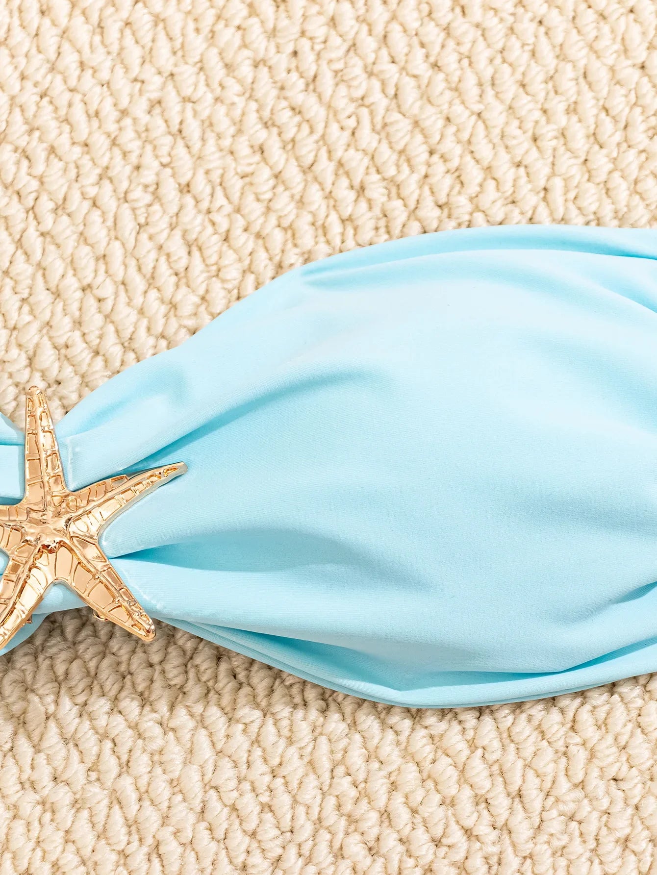 Sexy Bandeau Bikini Set 2026 Women Coffee Starfish Ornament Push Up Thong Swimsuit Brazilian Beach Bathing Suit Micro Swimwear