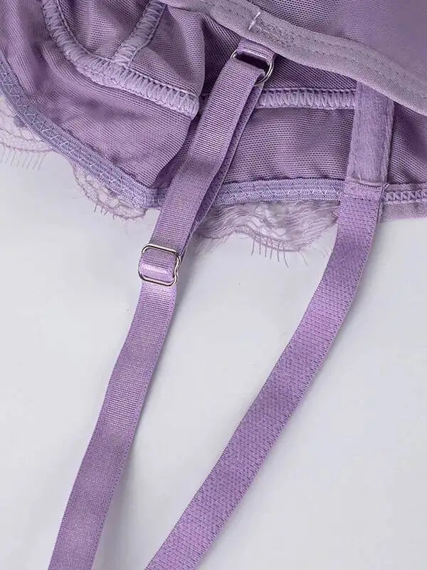 Strapless Waist-Cinching Shaping Top For Women Lace Versatile Fishbone Gathered Outerwear Corset Transparent Mesh Charming S1LT