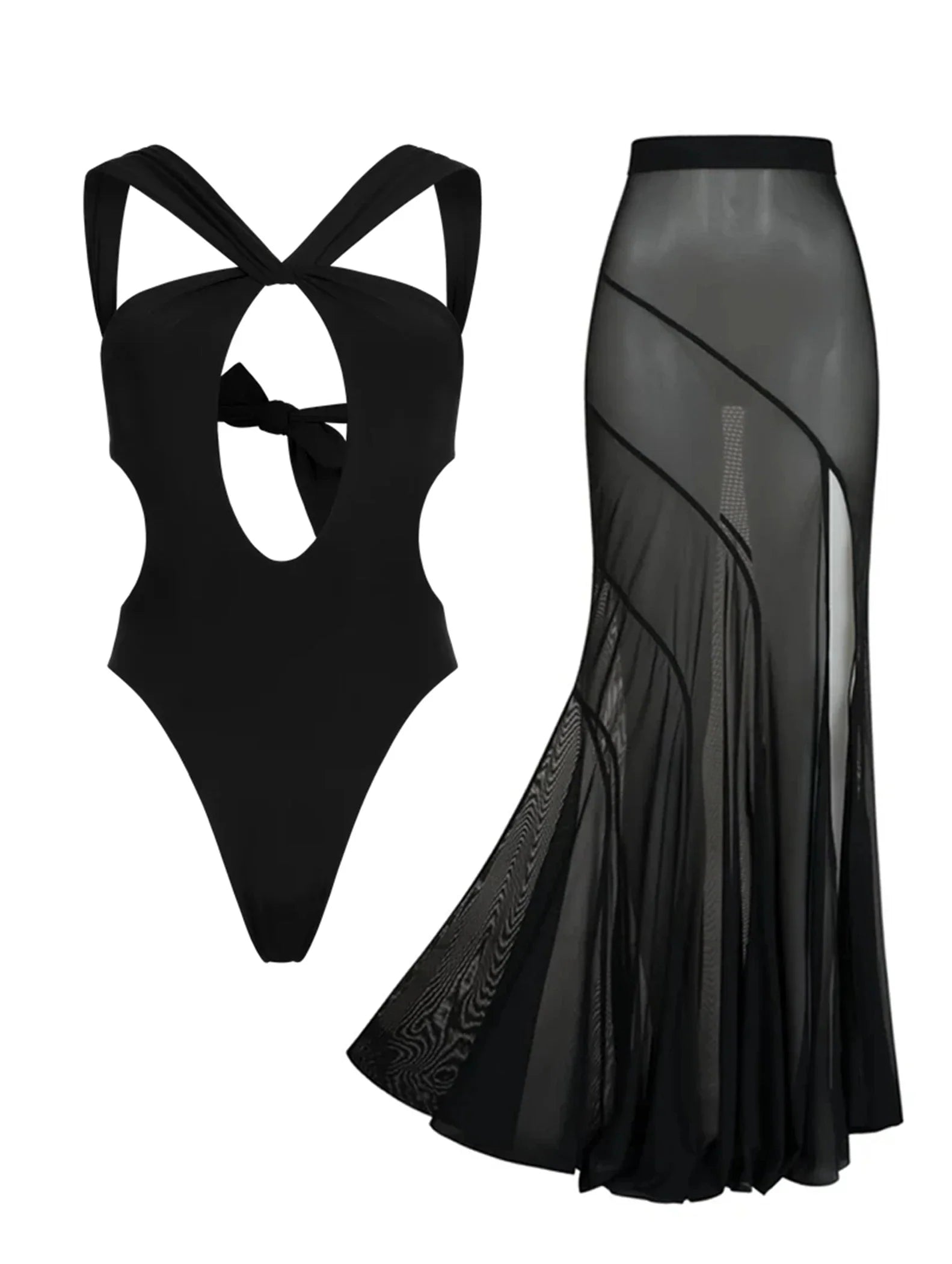 Buckle Off Shoulder Bikini With Skirt Women Swimsuit 2026 Trend Biquini Swimwear Lady Holiday Bath Suit Female Beachwear Outfits