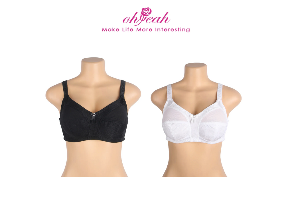 Black Mesh Jacquard Bra for Women Lightweight Sexy Everyday Underwear Adjustable Straps Rhinestone Bow B-E Cup