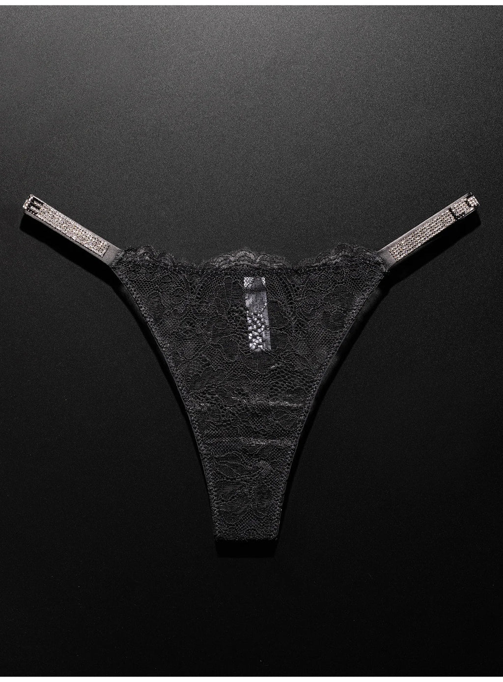 Lace Sexy Girls Women Panties Seamless Underwear Rhinestone G String Letter Transparent Thong For Female Low Rise Ladies Briefs