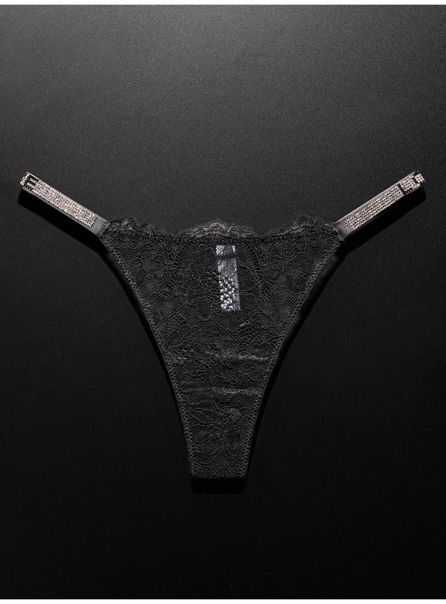Lace Sexy Girls Women Panties Seamless Underwear Rhinestone G String Letter Transparent Thong For Female Low Rise Ladies Briefs