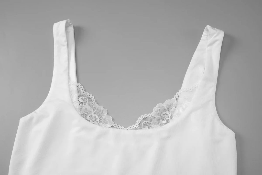 FDYOUI Chic Lace Patchwork Tank Tops for Women 2026 Summer Sleeveless Slim T-shirt Ladies Crop Top Y2K Streetwear Pink Corset