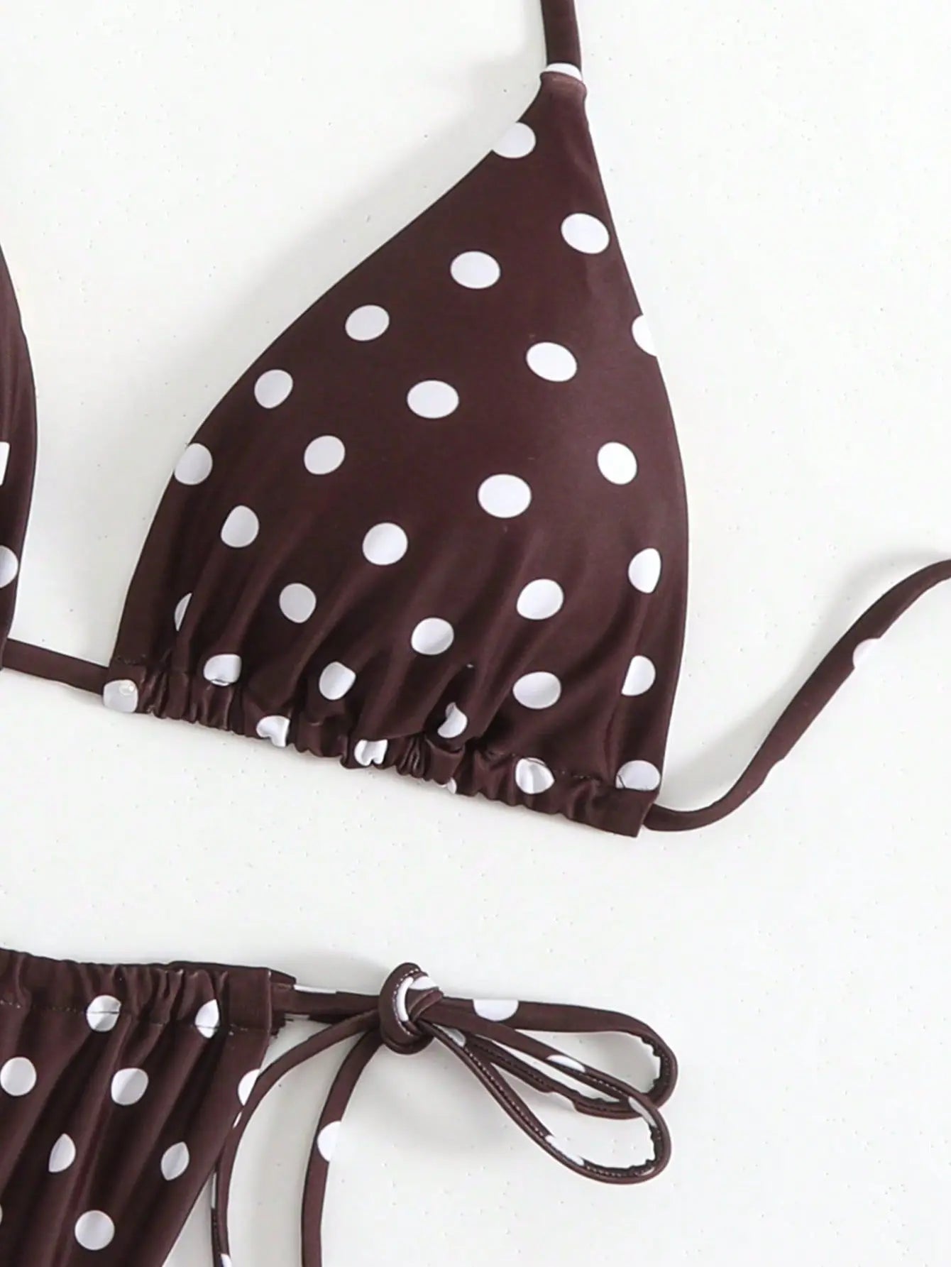 sexy polka dot print micro mini bikinis sets two pieces halter tie swimsuits beachwear bathing suit swimwear biquini tankini