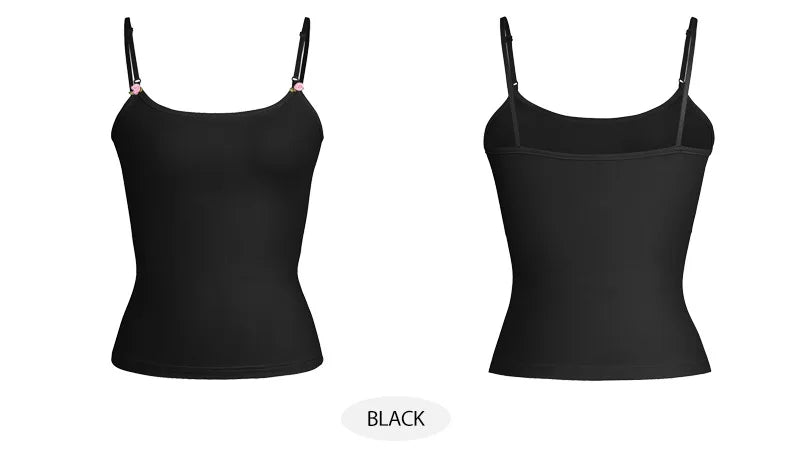 Phantasy Y2k Basic Solid Color Women's Vest Sweet Slim Sleeveless Top Lady Spring Summer Women's Homewear Vestido Vest 2026
